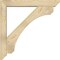 Ekena Millwork Legacy Slat Rough Sawn Bracket w/ Offset Brace, Douglas Fir, 6"W x 38"D x 38"H BKT0604X38X38LEC06RDF - alternate 2